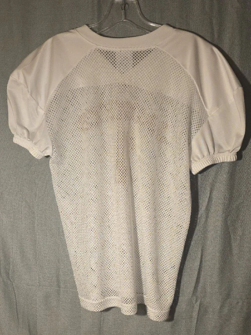 Kids Jackets #1 White & Gold Mesh Jersey